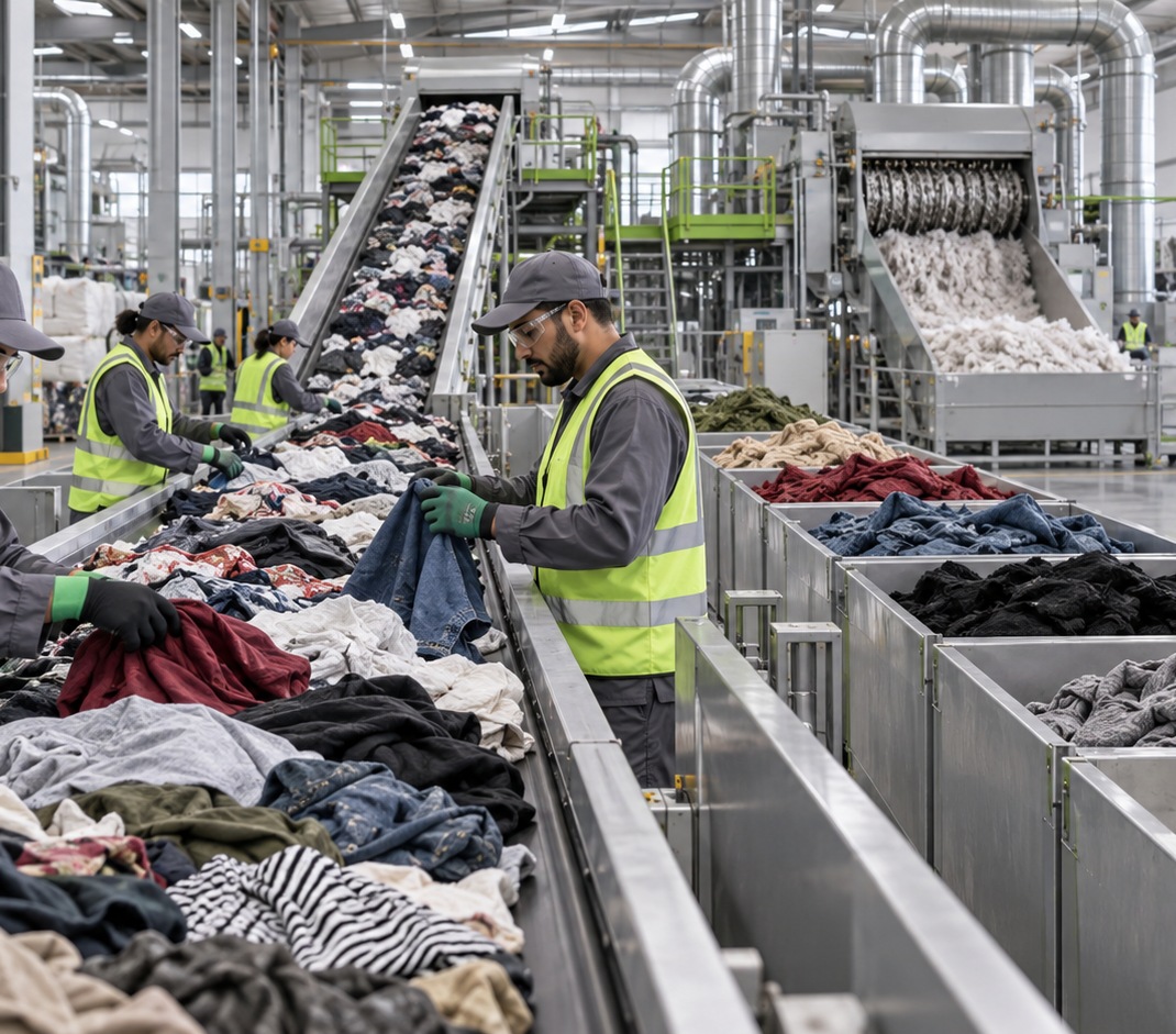 Textile sorting and fibre recovery